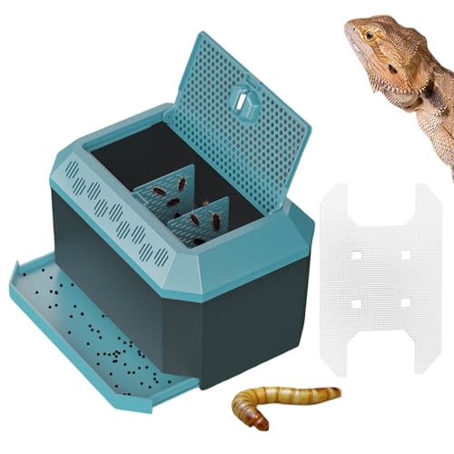 Reptilienträger, Futterbox für Schlangen, Reise, Transportkäfig, Reptilienlebensraum, kleine atmungsaktive Terrarien für Spider von Genérico