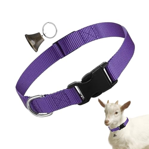 Rinderhalsbänder – verstellbares Halsband aus Nylon für Haustiere, Weideglocke gegen Verlust, Zubehör für Viehzüchter und Ranches von Genérico