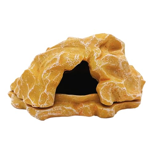 Rock Shelter – natürlich aussehendes Terrarium-Hydrom, Reptile Resin Cave | Ball Pythons Resting Den, Schildkrötenaquarium-Dekoration, kleine Amphibien Lebensraumzubehör, Struktur Rock Shelter – natürlich aussehendes Terrarium-Hydrom, Reptile Resin Cave | Ball Pythons Resting Den, Schildkrötenaquarium-Dekoration, kleine Amphibien Lebensraumzubehör, Struktur von Genérico