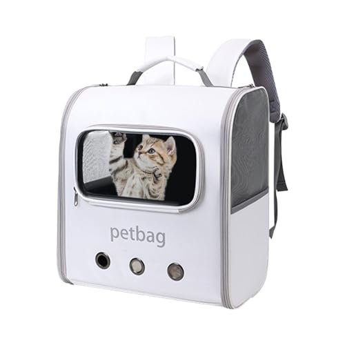 Rucksack für Katzen, erweiterbarer Rucksack für Haustiere, Hundetrage, erweiterbar, großer Katzenrucksack, Tragetasche für kleine Hunde, atmungsaktives Design Rucksack für Katzen, erweiterbarer Rucksack für Haustiere, Hundetrage, erweiterbar, großer Katzenrucksack, Tragetasche für kleine Hunde, atmungsaktives Design von Genérico