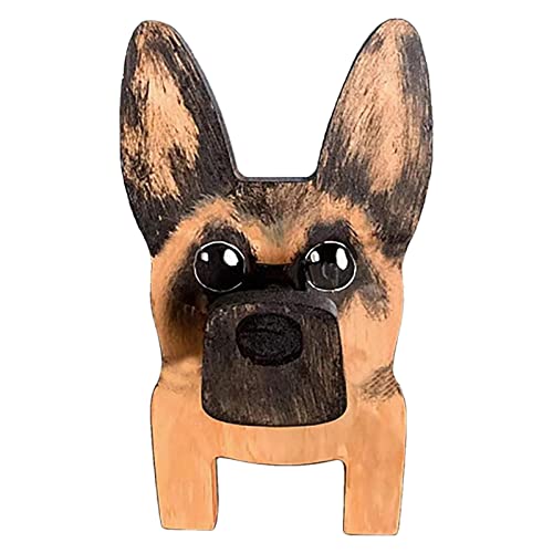 Schöner Brillenhalter – Dekoration aus Holz für Hunde, Schreibtischbrillenhalter | schützt die Brille vor Brillen, Hundefigur aus Holz, Brillenhalter für Haustiere Schöner Brillenhalter – Dekoration aus Holz für Hunde, Schreibtischbrillenhalter | schützt die Brille vor Brillen, Hundefigur aus Holz, Brillenhalter für Haustiere von Genérico