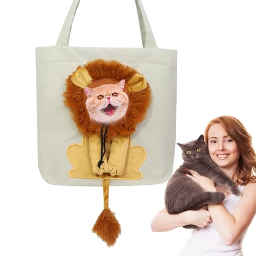 Schultertasche für Hunde, Tragetasche für Katzen, Tasche für Haustiere aus Leinen, Schultertasche für Haustiere mit elastischem Kordelzug, Transp Schultertasche für Hunde, Tragetasche für Katzen, Tasche für Haustiere aus Leinen, Schultertasche für Haustiere mit elastischem Kordelzug, Transp von Genérico