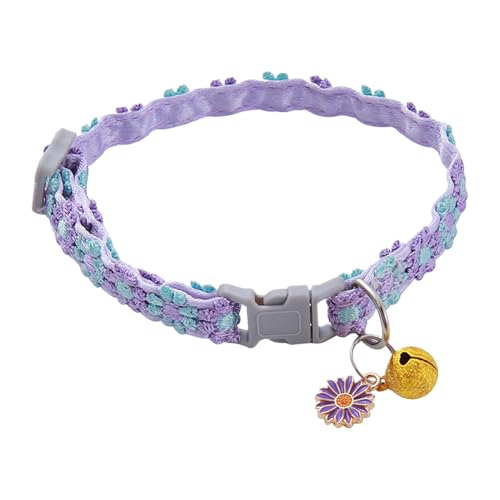 Sicherheits-Katzenhalsband, Breakaway Halsband mit Glocken | Zubehör für Haustiere in der Länge verstellbar für große kleine mittelgroße Hunde von Genérico