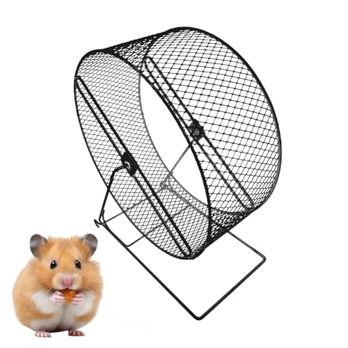 Silent Sports Leises Hamsterrad, leises Hamsterrad, Laufräder für Kleintiere | Zubehör für Hamsterkäfig, lustiges Spielzeug für Hamster, Spinner, S von Genérico