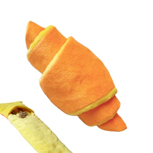 Soft Croissant Shape Puppy Toy, quietschendes Spielzeug für Hunde, Quietschendes Hundespielzeug | Interaktive Plüschpuppen, Haustierzubehör für drinnen oder draußen Soft Croissant Shape Puppy Toy, quietschendes Spielzeug für Hunde, Quietschendes Hundespielzeug | Interaktive Plüschpuppen, Haustierzubehör für drinnen oder draußen von Genérico