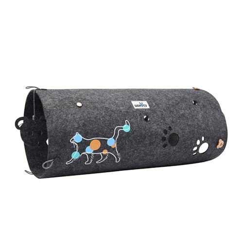 Spieltunnel für Katzen, Katzentunnel, Teppich für Katzen mit Rollboden, Spielzeug für Katzen, Zubehör für hohe Katzen, zusammenklappbarer Laufsteg zum Krabbeln, faltbarer Tunnel für Katzen Spieltunnel für Katzen, Katzentunnel, Teppich für Katzen mit Rollboden, Spielzeug für Katzen, Zubehör für hohe Katzen, zusammenklappbarer Laufsteg zum Krabbeln, faltbarer Tunnel für Katzen von Genérico