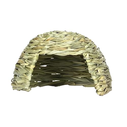 Strohhaus für Kaninchen | Schlafliege aus Gras zum Verstecken von Meerschweinchen | Spielhaus für Heubett für Haustiere Strohhaus für Kaninchen | Schlafliege aus Gras zum Verstecken von Meerschweinchen | Spielhaus für Heubett für Haustiere von Genérico