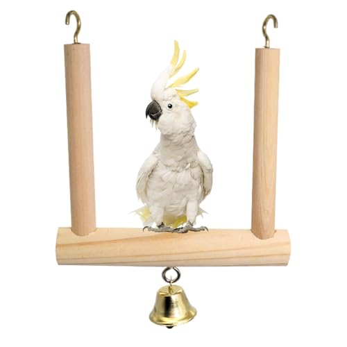 Swing von Vögeln, Swing und Barsch, Spielzeug für Vögel, Papageienkäfig, Papageienkäfig, Playstand Wood Bird Play Stand Swing von Vögeln, Swing und Barsch, Spielzeug für Vögel, Papageienkäfig, Papageienkäfig, Playstand Wood Bird Play Stand von Genérico