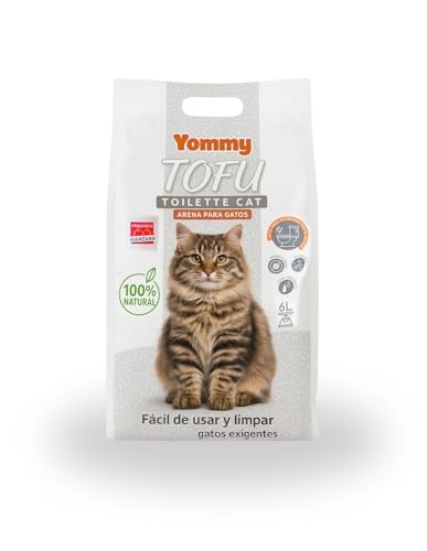 Tofu YOMMY Katzenstreu, Apfelgeruch, 6 l von Genérico