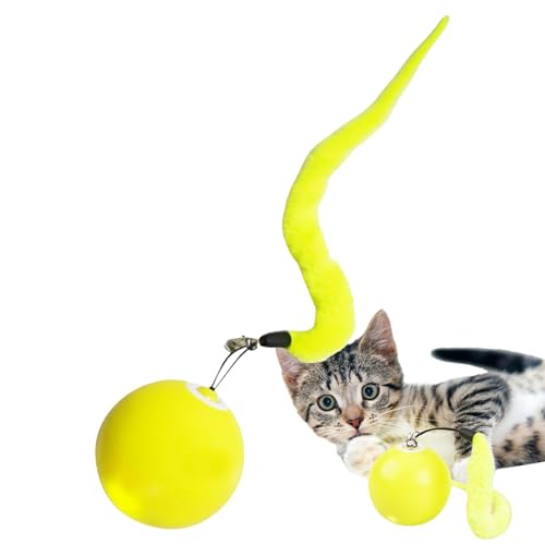 Trainingsball für Haustiere für den Innenbereich – lustiger Verfolgungsball für Katzen, intelligenter Spielzeugball für Katzen, intelligentes Spielzeug für Haustiere mit automatischen Rädern, Ball Trainingsball für Haustiere für den Innenbereich – lustiger Verfolgungsball für Katzen, intelligenter Spielzeugball für Katzen, intelligentes Spielzeug für Haustiere mit automatischen Rädern, Ball von Genérico