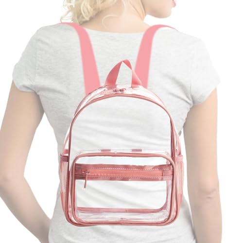 Transparenter Kindergartenrucksack | Transparenter Rucksack mit großer Kapazität, Schwarz/Grün/Rosa, transparent, robust, mit mehreren Taschen Transparenter Kindergartenrucksack | Transparenter Rucksack mit großer Kapazität, Schwarz/Grün/Rosa, transparent, robust, mit mehreren Taschen von Genérico
