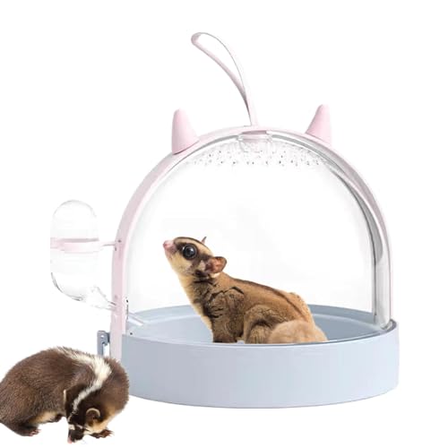 Transportbox für Hamster, Hamster, Transportkäfig, 180 Grad drehbare Tür, Kleintierbehälter, transparent, tragbar, für Hamster Transportbox für Hamster, Hamster, Transportkäfig, 180 Grad drehbare Tür, Kleintierbehälter, transparent, tragbar, für Hamster von Genérico