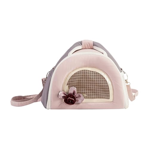 Transportbox für kleine Haustiere: tragbare Reisebox, kleine weich gepolsterte Tiertasche, kompakte Tragetasche für Hamster, Chinchillas, Igel von Genérico