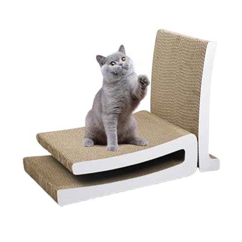 Verfolgung der Postkarte: Kratzbaum aus Karton für Katzen im Innenbereich | Cardboard Cat Board Kratzfester Teppich, interaktives Spielzeugkissen für die Wand Verfolgung der Postkarte: Kratzbaum aus Karton für Katzen im Innenbereich | Cardboard Cat Board Kratzfester Teppich, interaktives Spielzeugkissen für die Wand von Genérico