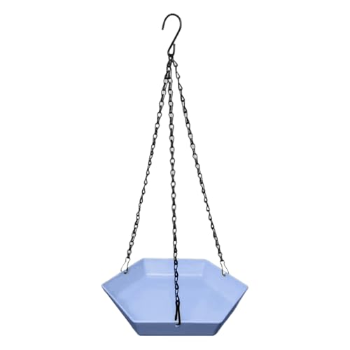 Vogel-Set für den Außenbereich für das Bad, mehreckiger Futterspender für Wildvögel, hängende Wasserdekoration für Vogelbeobachtung, Garten, Terrasse, Terrasse von Genérico