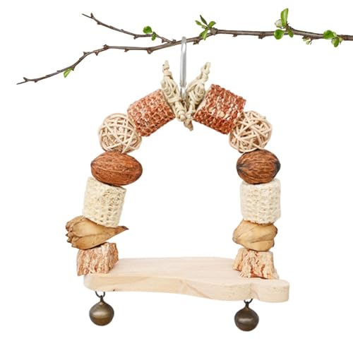 Vogel-Swings für Wellensittiche, Vogel-Kleiderbügel Swing Spielzeug | Interactive Parrot Swing Perglas von Genérico