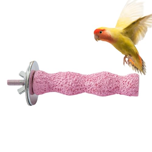 Vogelhaken - Papageienpastell, Vogelständer aus Holz | Vogel oder Papageienzähne aus Kalzium Molar Gleichrichter, natürlicher Vogelkletterrahmen, das Spielzeug in Richtung der Vogelhaken - Papageienpastell, Vogelständer aus Holz | Vogel oder Papageienzähne aus Kalzium Molar Gleichrichter, natürlicher Vogelkletterrahmen, das Spielzeug in Richtung der von Genérico