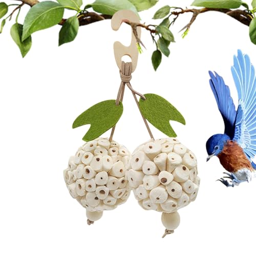 Vogelkauspielzeug, Vogelspielzeug für Vögel, Kauspielzeug für Papageien und Futtermittel, Futterzerkleinerer für Papageien und Vögel, Spielzeug zum Aufhängen, Papageienkugeln, Acces von Genérico