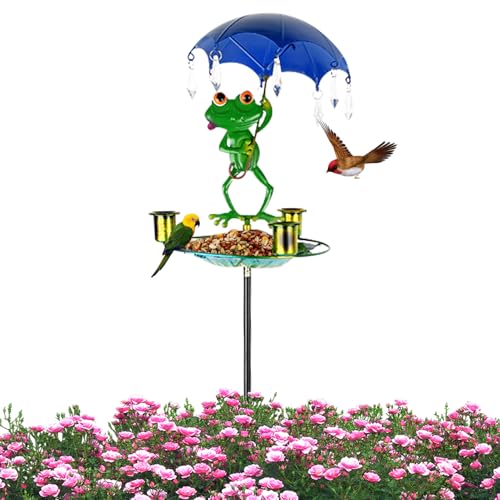 Vogeltränke - Metalltränke für den Garten, Wasserschale im Retro-Stil für Papageien, Wellensittiche und Stiege Vogeltränke - Metalltränke für den Garten, Wasserschale im Retro-Stil für Papageien, Wellensittiche und Stiege von Genérico