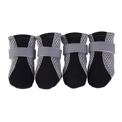 Wanderstiefel für Hunde, Pfotenschutz für Wanderstiefel für Hunde, 4 Stück, atmungsaktiv, rutschfest, verstellbar, zum im Freien, Wandern, Sommer, S Wanderstiefel für Hunde, Pfotenschutz für Wanderstiefel für Hunde, 4 Stück, atmungsaktiv, rutschfest, verstellbar, zum im Freien, Wandern, Sommer, S von Genérico