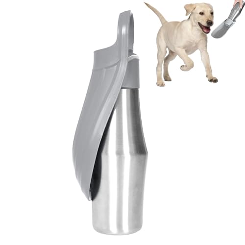 Wasserflasche für Hunde, tragbare Wasserflasche für Hunde, 27 Unzen Wasserspender mit guter Abdichtungsleistung, 2-in-1-Wassernapf für Hunde, geformt Wasserflasche für Hunde, tragbare Wasserflasche für Hunde, 27 Unzen Wasserspender mit guter Abdichtungsleistung, 2-in-1-Wassernapf für Hunde, geformt von Genérico