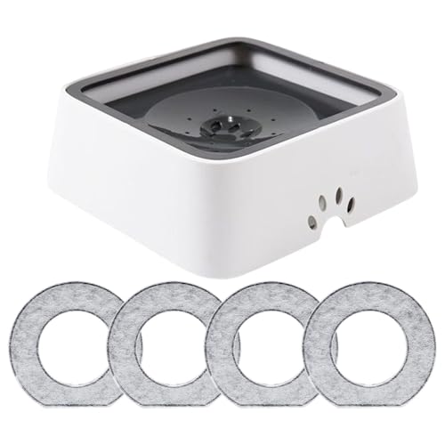 Wassernapf für Hunde, Wassernapf für Haustiere, kein Verschütten, verhindert Spritzwasser, Wassernapf für große Hunde, Schleimverschluss, Wassernapf, Tränke von Genérico