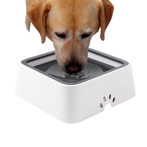 Wassernapf für Hunde, ohne Spritzer, 2 l, schwimmende Futternapf für Hunde, tropffrei, Futternapf für Haustiere, ohne Tropfen von Genérico