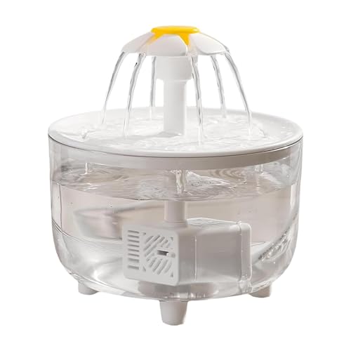 Wasserspender für Hunde, Blumen-Design für Hunde, 100 ml, Futterspender für Lebensmittel, ohne Atem von Genérico