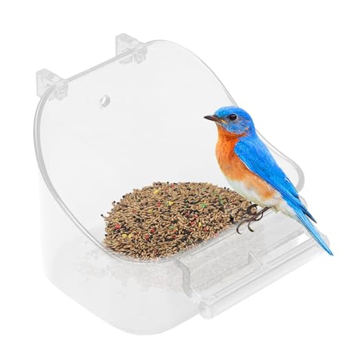 Wellensittichbad für Käfig, einfache Vogelbadewanne mit Haken, multifunktionale Duschbox für Papageien, Badewanne für Papageien, kleine Vögel, Myna Lovebird von Genérico