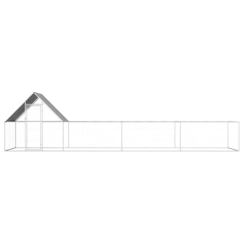 Wenjingqi-144558 Hühnerstall, verzinkt, 8 x 2 x 2 m von Genérico
