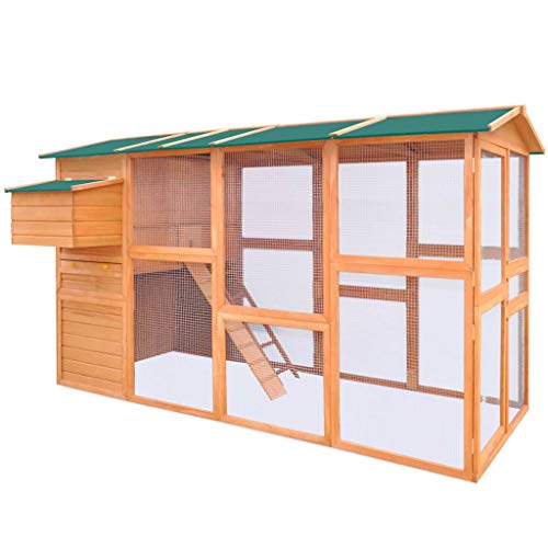 Wenjingqi-170411 Hühnerstall aus Holz, 295 x 163 x 170 cm Wenjingqi-170411 Hühnerstall aus Holz, 295 x 163 x 170 cm von Genérico