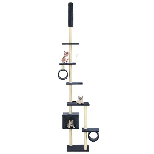 Wenjingqi-170536 Kratzbaum für Katzen, mit Sisalstäben, Dunkelblau, 260 cm Wenjingqi-170536 Kratzbaum für Katzen, mit Sisalstäben, Dunkelblau, 260 cm von Genérico
