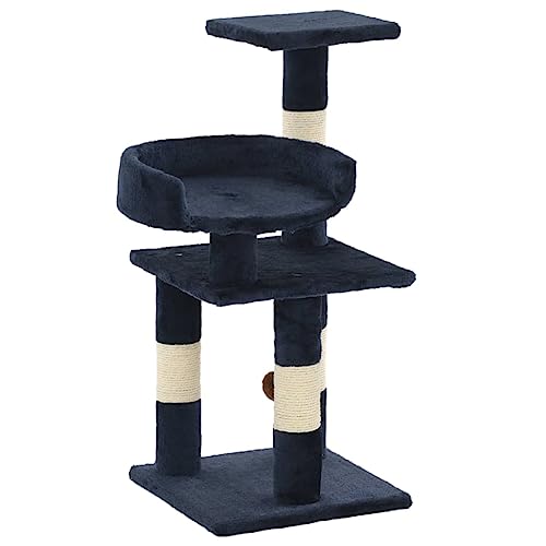 Wenjingqi-170611 Kratzbaum für Katzen, mit Sisalstange, 65 cm, Blau Wenjingqi-170611 Kratzbaum für Katzen, mit Sisalstange, 65 cm, Blau von Genérico