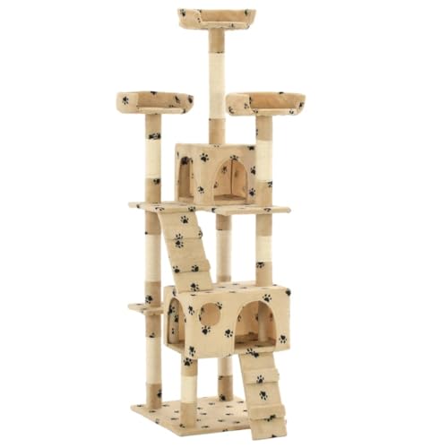 Wenjingqi-170615 Kratzbaum für Katzen, Sisal, 170 cm, Beige, Pfoten Wenjingqi-170615 Kratzbaum für Katzen, Sisal, 170 cm, Beige, Pfoten von Genérico