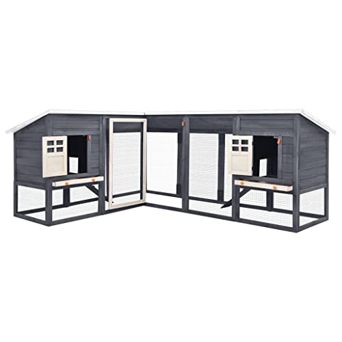 Wenjingqi-170873 Kaninchenstall für den Außenbereich mit Korridor aus grauem Tannenholz Wenjingqi-170873 Kaninchenstall für den Außenbereich mit Korridor aus grauem Tannenholz von Genérico