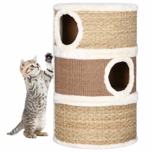 Wenjingqi-170976 Kratztonne für Katzen, Meergras, 60 cm Wenjingqi-170976 Kratztonne für Katzen, Meergras, 60 cm von Genérico