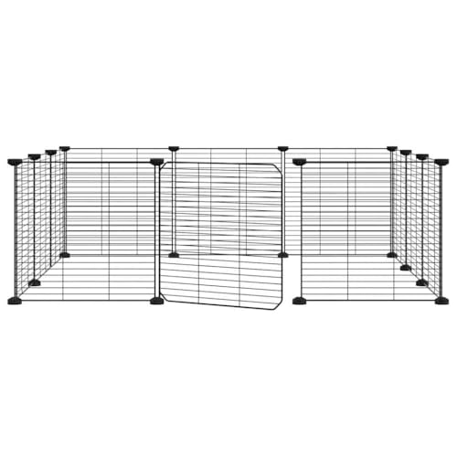 Wenjingqi-171626 Haustierkäfig mit 12 Paneelen, Tür oder Schwarz, 35 x 35 cm Wenjingqi-171626 Haustierkäfig mit 12 Paneelen, Tür oder Schwarz, 35 x 35 cm von Genérico