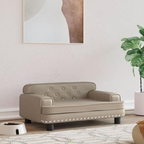 Wenjingqi-171893 Hundebett aus Kunstleder, Cappuccino, 70 x 45 x 30 cm Wenjingqi-171893 Hundebett aus Kunstleder, Cappuccino, 70 x 45 x 30 cm von Genérico