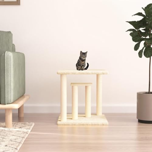 Wenjingqi-172043 Kratzpfosten für Katzen mit Plattformen, Creme, 50 cm Wenjingqi-172043 Kratzpfosten für Katzen mit Plattformen, Creme, 50 cm von Genérico