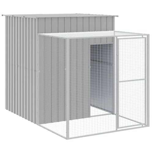 Wenjingqi-172368 Hühnerstall mit Hühnerstall oder verzinkt, Hellgrau, 165 x 251 x 181 cm Wenjingqi-172368 Hühnerstall mit Hühnerstall oder verzinkt, Hellgrau, 165 x 251 x 181 cm von Genérico