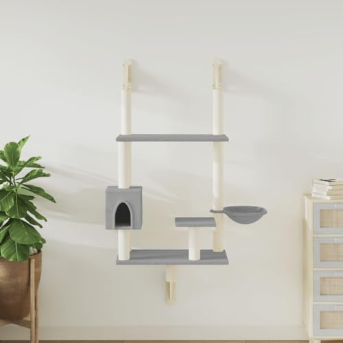 Wenjingqi-172405 Kratzbaum für Katzen, 153 cm, Hellgrau Wenjingqi-172405 Kratzbaum für Katzen, 153 cm, Hellgrau von Genérico