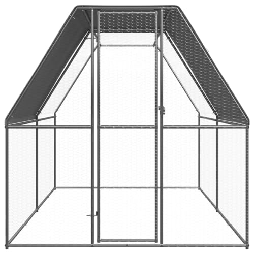 Wenjingqi-3089319 Hühnerstall für den Außenbereich, verzinkt, 2 x 4 x 2 m Wenjingqi-3089319 Hühnerstall für den Außenbereich, verzinkt, 2 x 4 x 2 m von Genérico