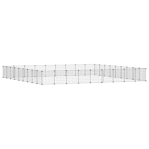 Wenjingqi-3114021 Haustierkäfig mit 36 Paneelen, Tür oder Schwarz, 35 x 35 cm Wenjingqi-3114021 Haustierkäfig mit 36 Paneelen, Tür oder Schwarz, 35 x 35 cm von Genérico
