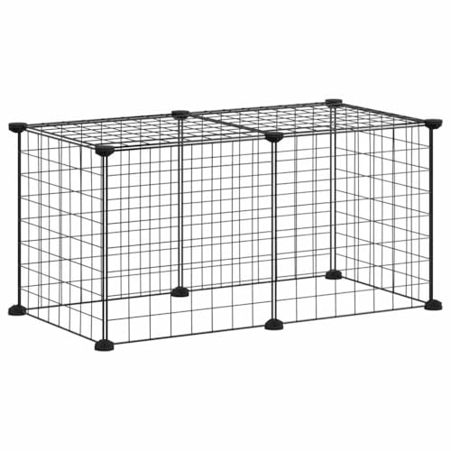 Wenjingqi-3114049 Haustierkäfig mit 8 Paneelen oder Schwarz, 35 x 35 cm Wenjingqi-3114049 Haustierkäfig mit 8 Paneelen oder Schwarz, 35 x 35 cm von Genérico