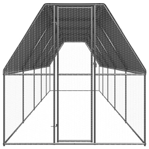 Wenjingqi-3154374 Hühnerstall für den Außenbereich, verzinkt, 2 x 10 x 2 m Wenjingqi-3154374 Hühnerstall für den Außenbereich, verzinkt, 2 x 10 x 2 m von Genérico