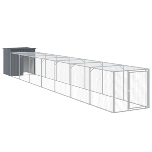 Wenjingqi-3189091 Hühnerstall mit Hühnerstall oder verzinkt, Grau, 110 x 813 x 110 cm Wenjingqi-3189091 Hühnerstall mit Hühnerstall oder verzinkt, Grau, 110 x 813 x 110 cm von Genérico