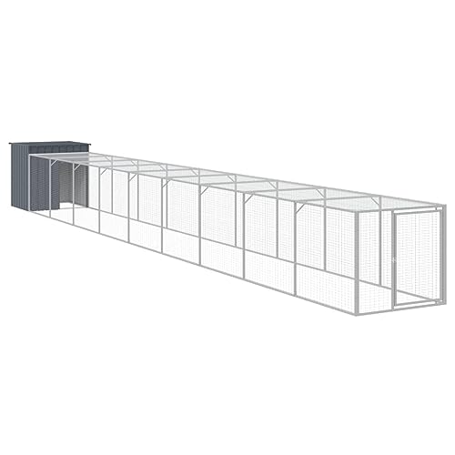 Wenjingqi-3189092 Hühnerstall mit Hühnerstall oder verzinkt, Grau, 110 x 1017 x 110 cm Wenjingqi-3189092 Hühnerstall mit Hühnerstall oder verzinkt, Grau, 110 x 1017 x 110 cm von Genérico