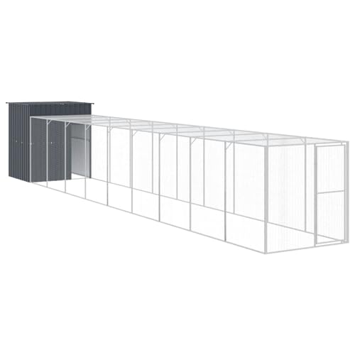 Wenjingqi-3189112 Hühnerstall mit Hühnerstall oder verzinkt, Grau, 165 x 1067 x 181 cm Wenjingqi-3189112 Hühnerstall mit Hühnerstall oder verzinkt, Grau, 165 x 1067 x 181 cm von Genérico