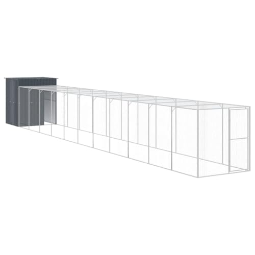 Wenjingqi-3189113 Hühnerstall mit Hühnerstall oder verzinkt, Grau, 165 x 1271 x 181 cm Wenjingqi-3189113 Hühnerstall mit Hühnerstall oder verzinkt, Grau, 165 x 1271 x 181 cm von Genérico