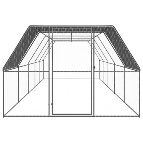 Wenjingqi-3278811 Hühnerstall, verzinkt, 3 x 10 x 2 m von Genérico